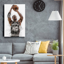 Load image into Gallery viewer, David Robinson Canvas Art – San Antonio Spurs Wall Decor
