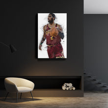Load image into Gallery viewer, Kyrie Irving Canvas Art – Cleveland Cavaliers Wall Decor
