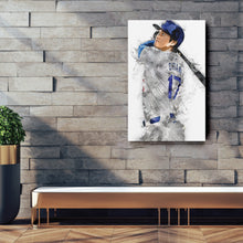 Load image into Gallery viewer, Shohei Ohtani Canvas Art – Los Angeles Dodgers Wall Decor
