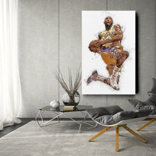 Load image into Gallery viewer, Kobe Bryant Canvas Art – Los Angeles Lakers Legend Wall Decor

