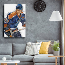 Load image into Gallery viewer, Wayne Gretzky Canvas Art – Edmonton Oilers Wall Decor
