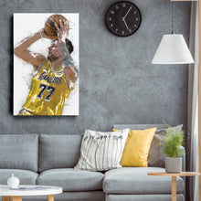 Load image into Gallery viewer, Luka Doncic Canvas Art – Los Angeles Lakers Wall Decor
