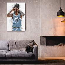 Load image into Gallery viewer, Ja Morant Canvas Art – Memphis Grizzlies Wall Decor
