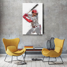 Load image into Gallery viewer, Trea Turner Canvas Art – Philadelphia Phillies Wall Decor
