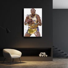 Load image into Gallery viewer, Kareem Abdul-Jabbar Canvas Art – Los Angeles Lakers Wall Decor
