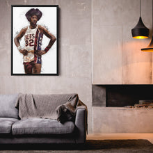 Load image into Gallery viewer, Julius Erving Canvas Art – New Jersey Nets Wall Decor
