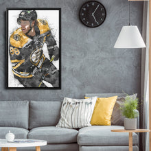 Load image into Gallery viewer, David Pastrnak Canvas Art – Boston Bruins Wall Decor
