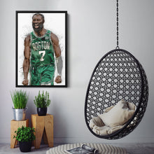 Load image into Gallery viewer, Jaylen Brown Canvas Art – Boston Celtics Wall Decor
