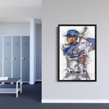 Load image into Gallery viewer, Freddie Freeman Canvas Art – Los Angeles Dodgers Wall Decor
