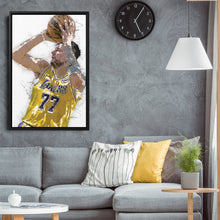 Load image into Gallery viewer, Luka Doncic Canvas Art – Los Angeles Lakers Wall Decor
