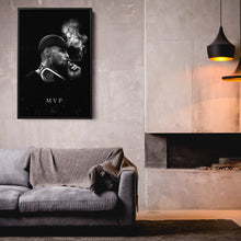 Load image into Gallery viewer, Stephen Curry Cigar Canvas – NBA Champion Wall Art
