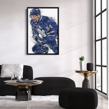 Load image into Gallery viewer, Auston Matthews Canvas Art – Toronto Maple Leafs Wall Decor

