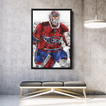 Load image into Gallery viewer, Carey Price Canvas Art – Montreal Canadiens Wall Decor
