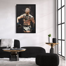 Load image into Gallery viewer, Conor McGregor Canvas Art – MMA Fighter Wall Decor
