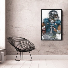 Load image into Gallery viewer, Jalen Hurts Canvas Art - Philadelphia Eagles Wall Decor
