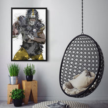 Load image into Gallery viewer, Najee Harris Canvas Art – Pittsburgh Steelers Wall Decor
