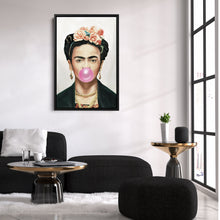 Load image into Gallery viewer, Frida Kahlo Gum Canvas – Iconic Artist Wall Art Gift for Feminist &amp; Art Lovers
