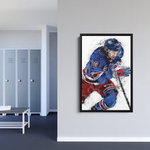 Load image into Gallery viewer, Artemi Panarin Canvas Art – New York Rangers Wall Decor
