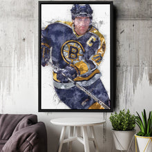 Load image into Gallery viewer, Ray Bourque Canvas Art – Boston Bruins Wall Decor
