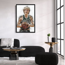 Load image into Gallery viewer, Larry Bird Canvas Art – Boston Celtics Wall Decor
