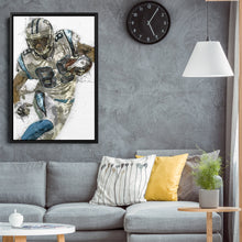 Load image into Gallery viewer, Steve Smith Canvas Art – Carolina Panthers Wall Decor
