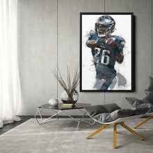 Load image into Gallery viewer, Saquon Barkley Canvas Art - Philadelphia Eagles Wall Decor
