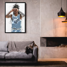 Load image into Gallery viewer, Ja Morant Canvas Art – Memphis Grizzlies Wall Decor
