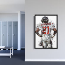 Load image into Gallery viewer, Deion Sanders Canvas Art – Atlanta Falcons Wall Decor
