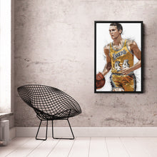 Load image into Gallery viewer, Jerry West Canvas Art – Los Angeles Lakers Wall Decor

