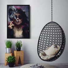 Load image into Gallery viewer, Marla Singer Canvas Art – Fight Club Movie Wall Decor
