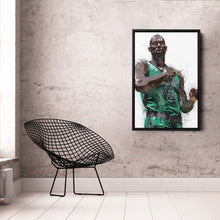Load image into Gallery viewer, Kevin Garnett Canvas Art – Boston Celtics Wall Decor
