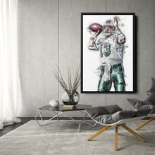 Load image into Gallery viewer, Dan Marino Canvas Art – Miami Dolphins Wall Decor
