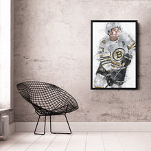 Load image into Gallery viewer, Charlie McAvoy Canvas Art – Boston Bruins Wall Decor
