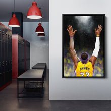 Load image into Gallery viewer, LeBron James Canvas – Lakers Champion Wall Art Decor

