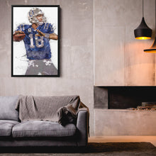 Load image into Gallery viewer, Peyton Manning Canvas Art – Indianapolis Colts Wall Decor
