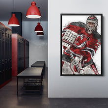 Load image into Gallery viewer, Martin Brodeur Canvas Art – New Jersey Devils Wall Decor
