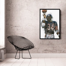 Load image into Gallery viewer, Walter Payton Canvas Art – Chicago Bears Wall Decor
