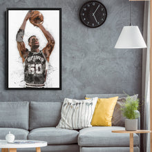 Load image into Gallery viewer, David Robinson Canvas Art – San Antonio Spurs Wall Decor
