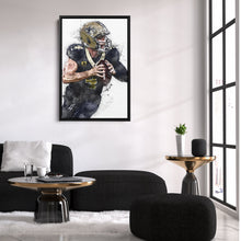 Load image into Gallery viewer, Derek Carr Canvas Art – New Orleans Saints Wall Decor
