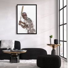 Load image into Gallery viewer, Hank Aaron Canvas Art – Atlanta Braves Wall Decor

