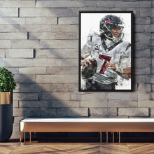 Load image into Gallery viewer, C.J. Stroud Canvas Art – Houston Texans Wall Decor
