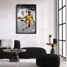 Load image into Gallery viewer, Kobe Bryant Lakers Dunking Canvas Wall Art Decor - NBA Slam Dunk Poster
