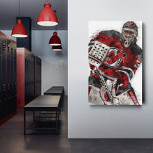 Load image into Gallery viewer, Martin Brodeur Canvas Art – New Jersey Devils Wall Decor
