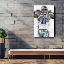 Load image into Gallery viewer, Micah Parsons Canvas Art – Dallas Cowboys Wall Decor
