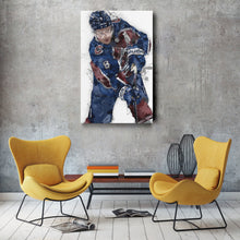 Load image into Gallery viewer, Cale Makar Canvas Art – Colorado Avalanche Wall Decor
