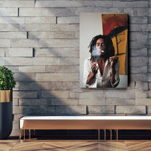 Load image into Gallery viewer, Bob Marley Smoking Canvas – Reggae Wall Art for Home Decor
