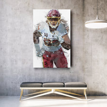 Load image into Gallery viewer, Chase Young Canvas Art – Washington Commanders Wall Decor
