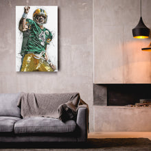 Load image into Gallery viewer, Brett Favre Canvas Art – Green Bay Packers Wall Decor
