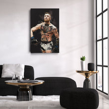 Load image into Gallery viewer, Conor McGregor Canvas Art – MMA Fighter Wall Decor
