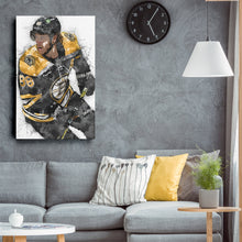 Load image into Gallery viewer, David Pastrnak Canvas Art – Boston Bruins Wall Decor
